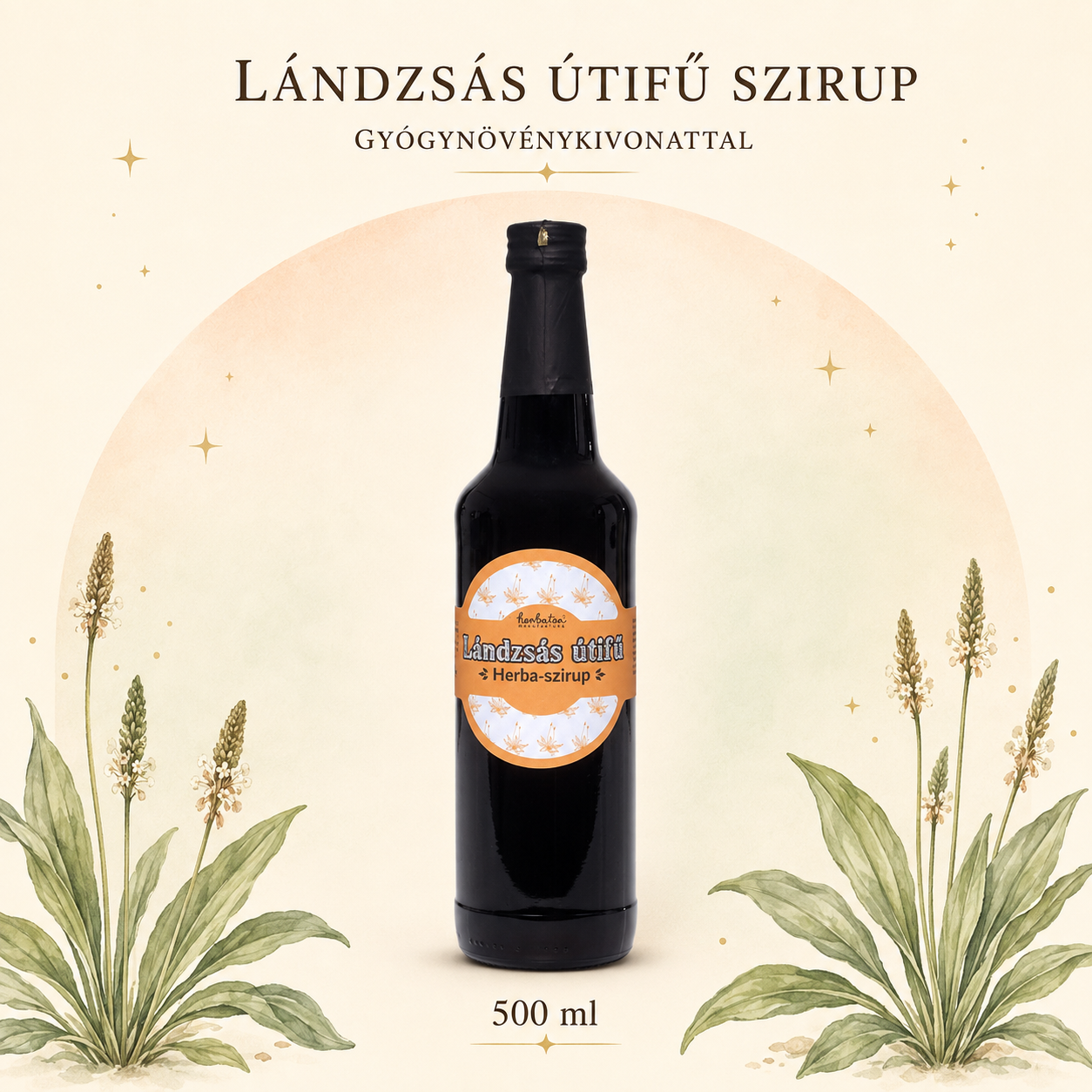 Lándzsás útifű szirup 500ml