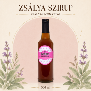 Zsálya szirup 500ml