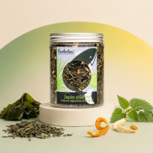 Japán zöld tea Wakame algával