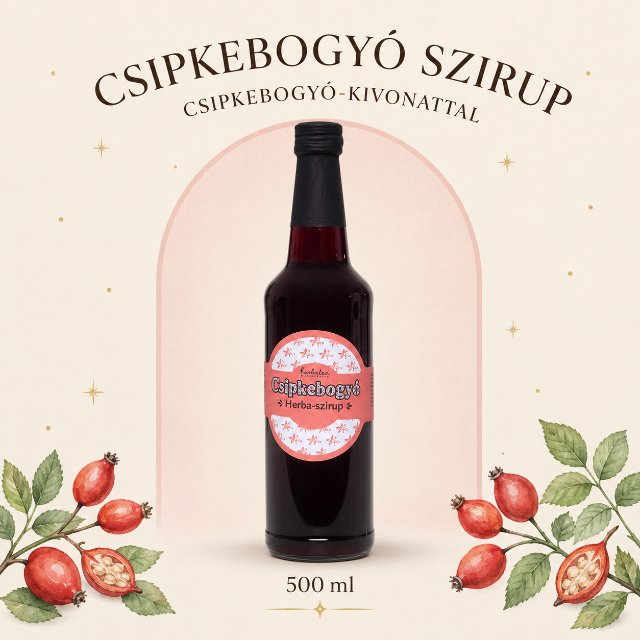 Csipkebogyó szirup 500 ml