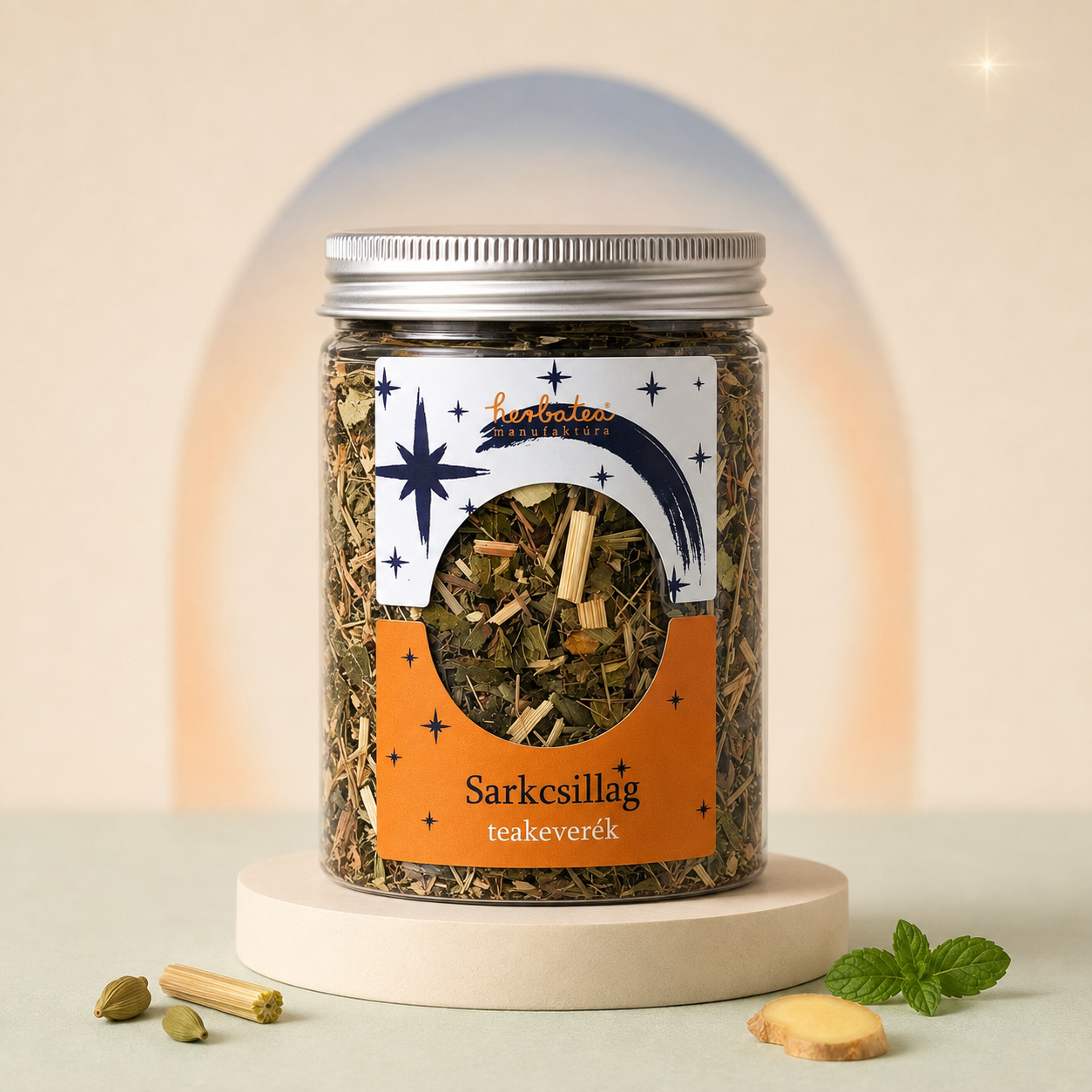 Sarkcsillag kardamomos zöldtea 60g