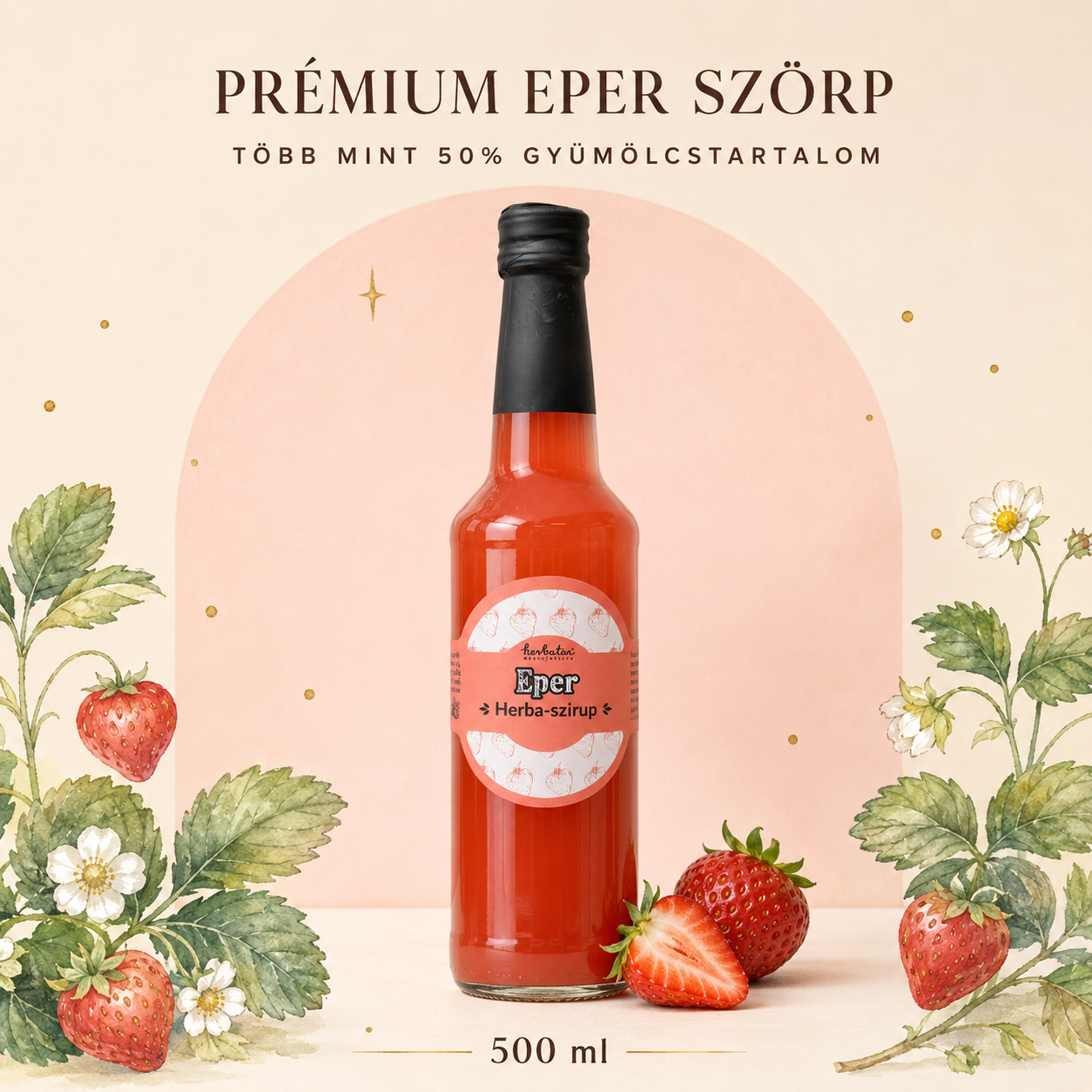 Prémium EPER gyümölcs szörp/szirup 500ml