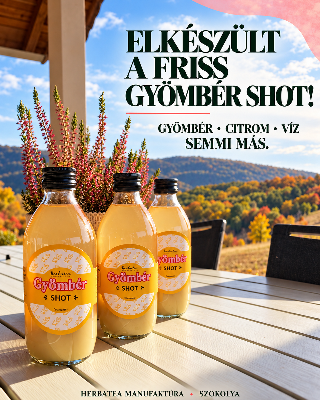 GYÖMBÉR -CITROM Shot 330ml