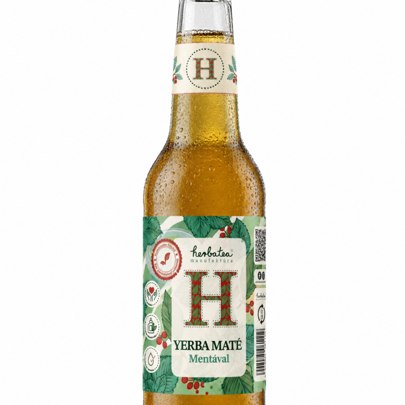YERBA MATE Mentával és Guaranával 330ml