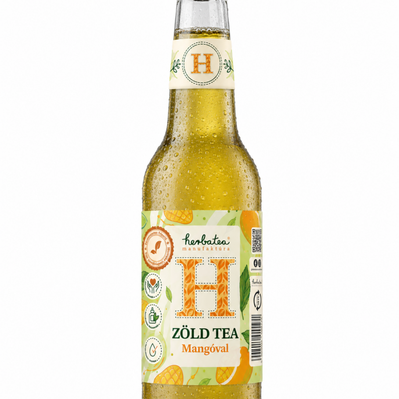 Zöld tea mangóval – 330 ml Ready-to-Drink ICE TEA