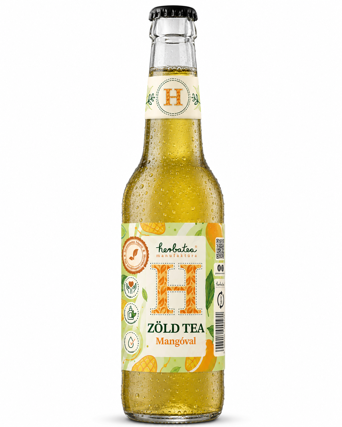 Zöld tea mangóval – 330 ml Ready-to-Drink ICE TEA