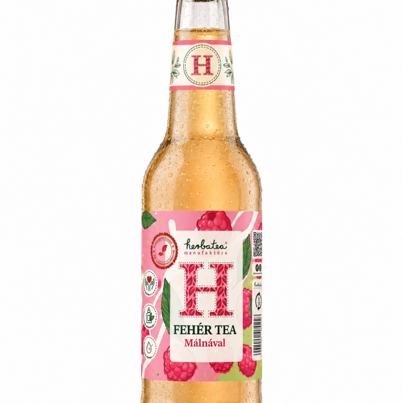 Fehér tea málnával – 330 ml Ready-to-Drink ICE TEA