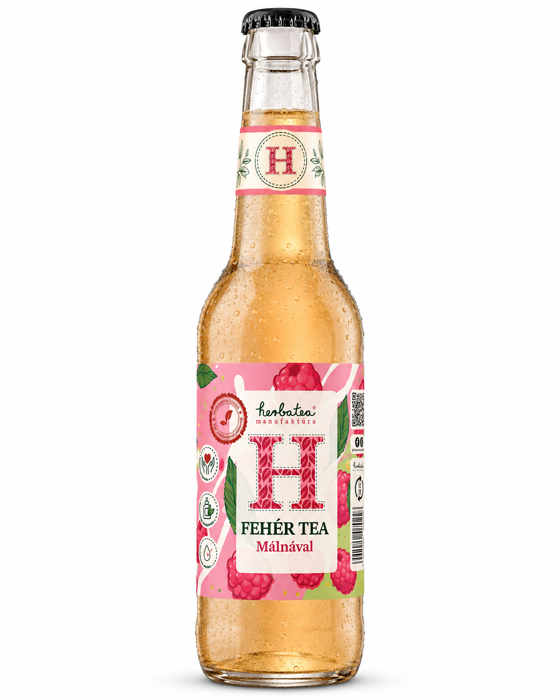 Fehér tea málnával – 330 ml Ready-to-Drink ICE TEA